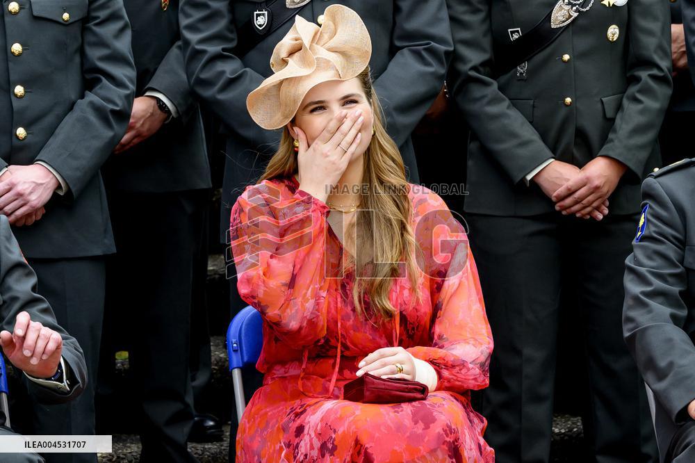 Royals Visit Cavalry Regiment of The Royal Netherlands Army - Amersfoort