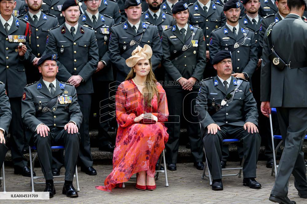 Royals Visit Cavalry Regiment of The Royal Netherlands Army - Amersfoort