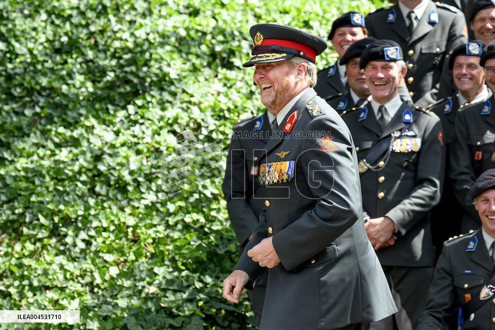 Royals Visit Cavalry Regiment of The Royal Netherlands Army - Amersfoort