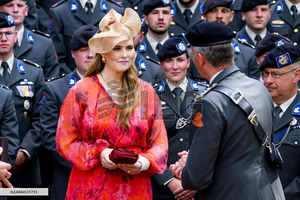 Royals Visit Cavalry Regiment of The Royal Netherlands Army - Amersfoort