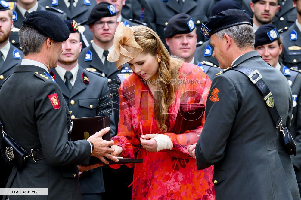 Royals Visit Cavalry Regiment of The Royal Netherlands Army - Amersfoort