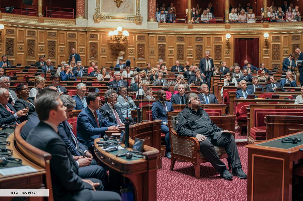 Speech of the President of the Rada Ruslan Stefanchuk at the french senat - Paris AJ
