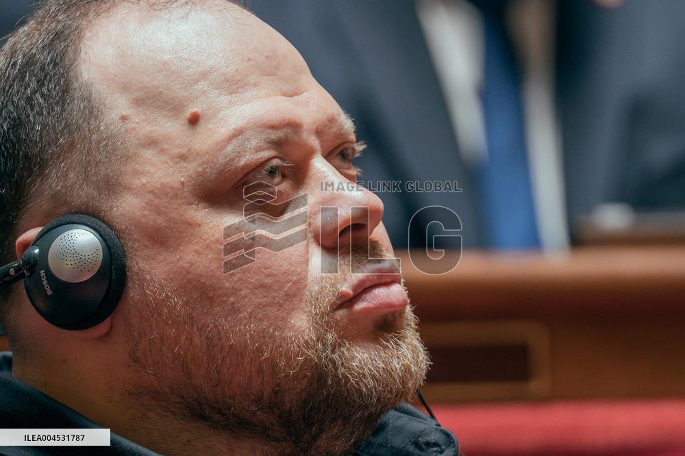 Speech of the President of the Rada Ruslan Stefanchuk at the french senat - Paris AJ