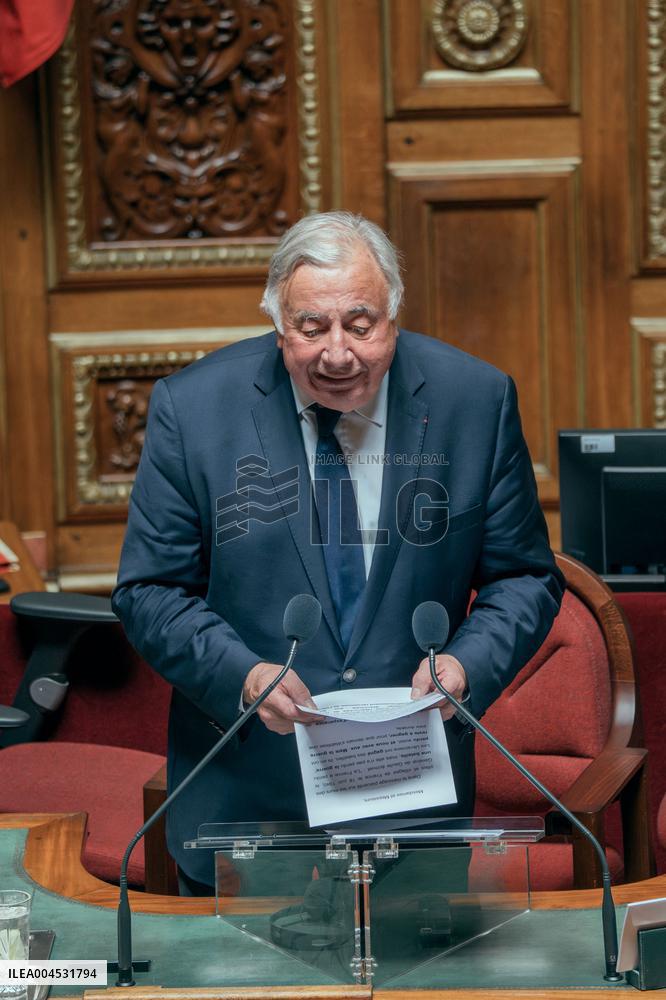 Speech of the President of the Rada Ruslan Stefanchuk at the french senat - Paris AJ
