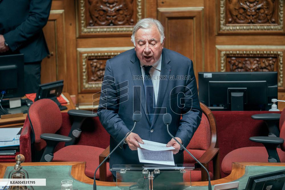 Speech of the President of the Rada Ruslan Stefanchuk at the french senat - Paris AJ
