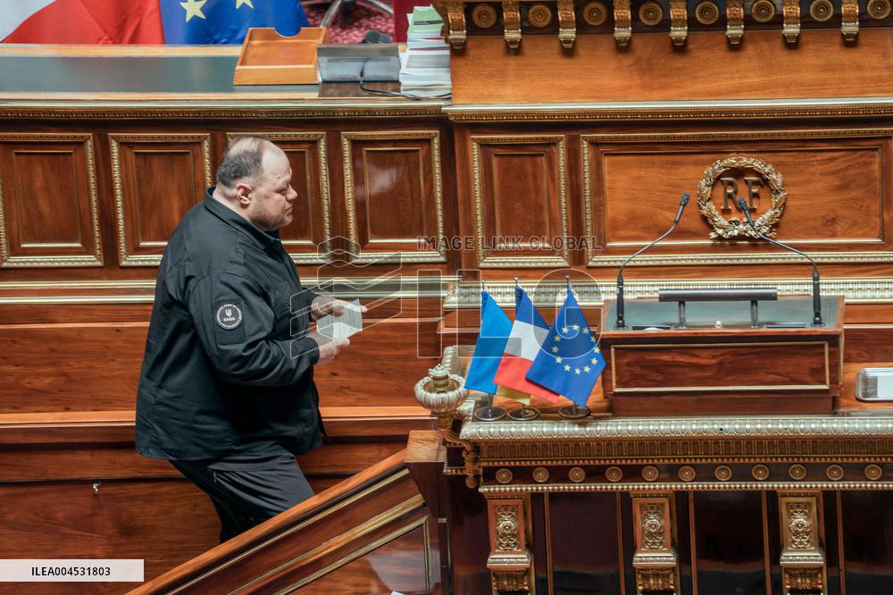 Speech of the President of the Rada Ruslan Stefanchuk at the french senat - Paris AJ