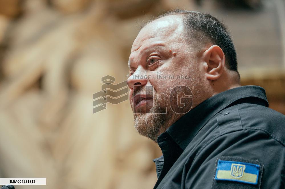 Speech of the President of the Rada Ruslan Stefanchuk at the french senat - Paris AJ