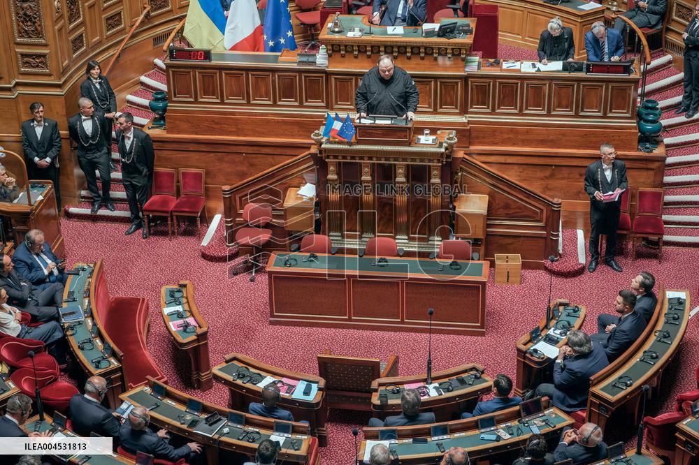 Speech of the President of the Rada Ruslan Stefanchuk at the french senat - Paris AJ