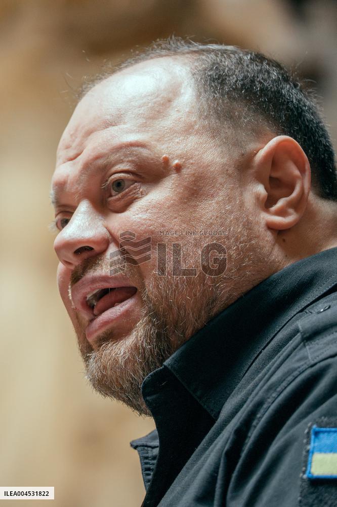 Speech of the President of the Rada Ruslan Stefanchuk at the french senat - Paris AJ