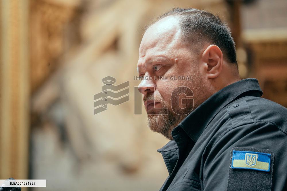 Speech of the President of the Rada Ruslan Stefanchuk at the french senat - Paris AJ