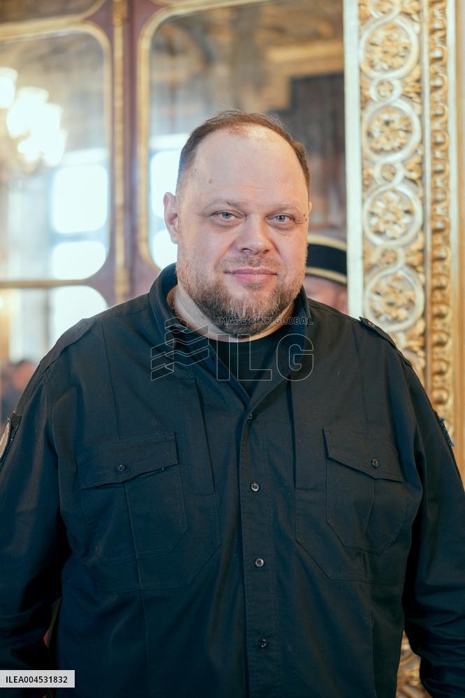 Speech of the President of the Rada Ruslan Stefanchuk at the french senat - Paris AJ