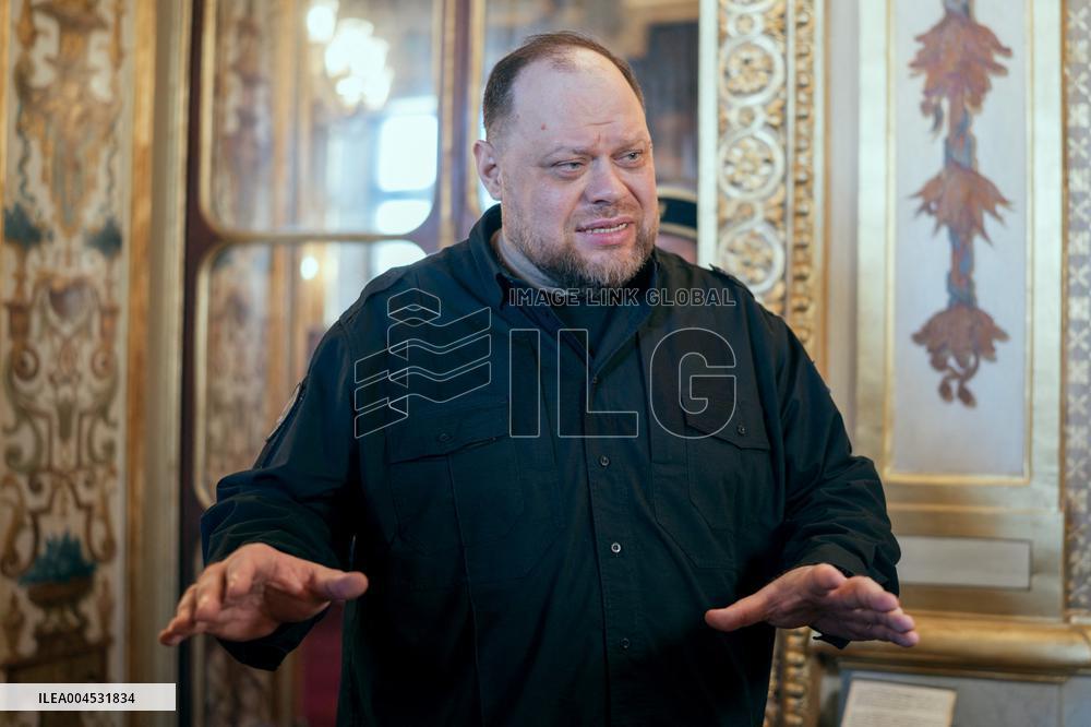 Speech of the President of the Rada Ruslan Stefanchuk at the french senat - Paris AJ