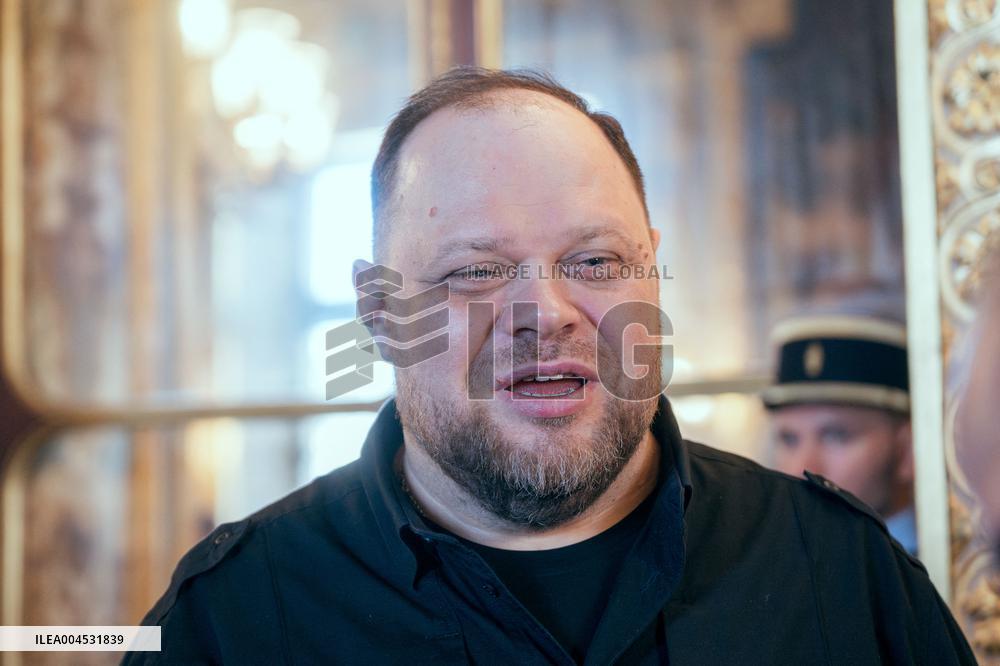 Speech of the President of the Rada Ruslan Stefanchuk at the french senat - Paris AJ