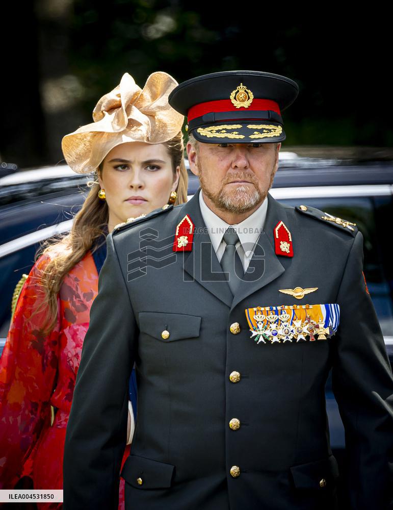 Royals Visit Cavalry Regiment of The Royal Netherlands Army - Amersfoort