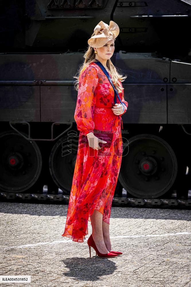 Royals Visit Cavalry Regiment of The Royal Netherlands Army - Amersfoort