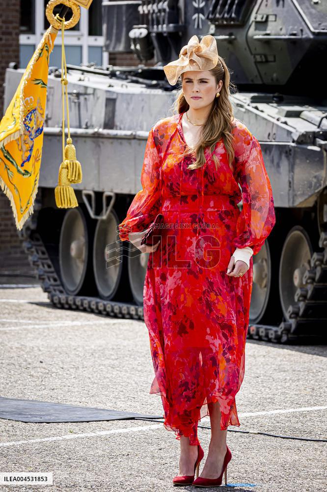 Royals Visit Cavalry Regiment of The Royal Netherlands Army - Amersfoort