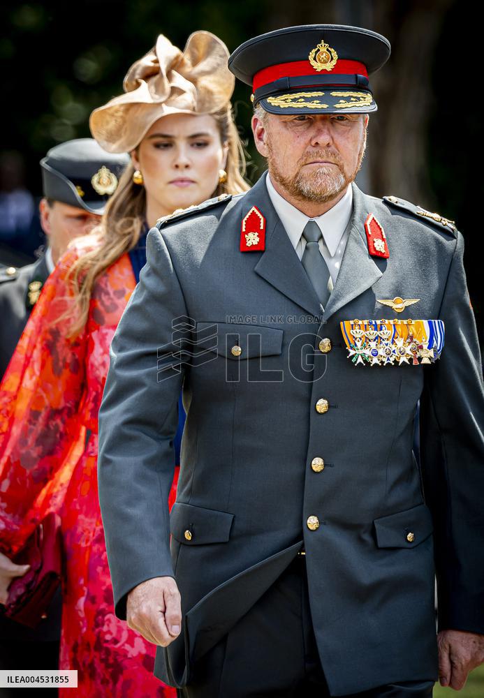 Royals Visit Cavalry Regiment of The Royal Netherlands Army - Amersfoort