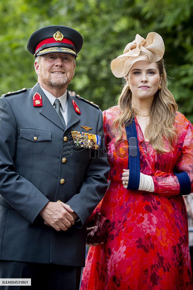 Royals Visit Cavalry Regiment of The Royal Netherlands Army - Amersfoort