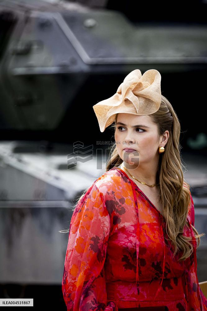 Royals Visit Cavalry Regiment of The Royal Netherlands Army - Amersfoort