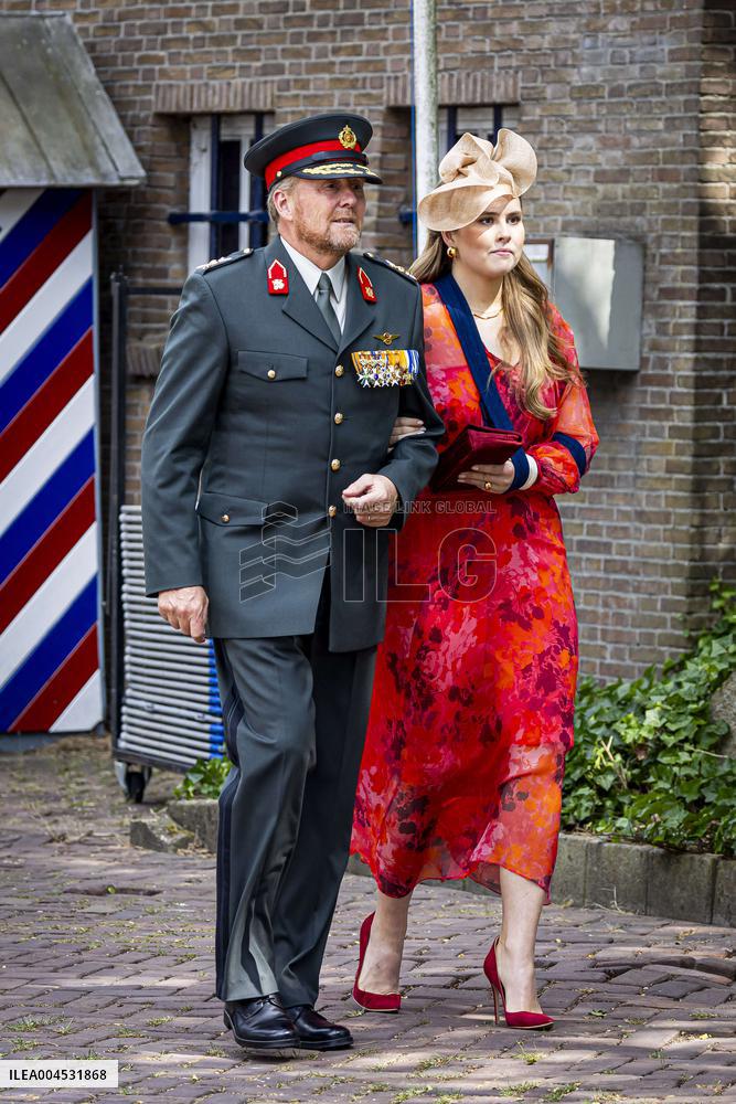 Royals Visit Cavalry Regiment of The Royal Netherlands Army - Amersfoort