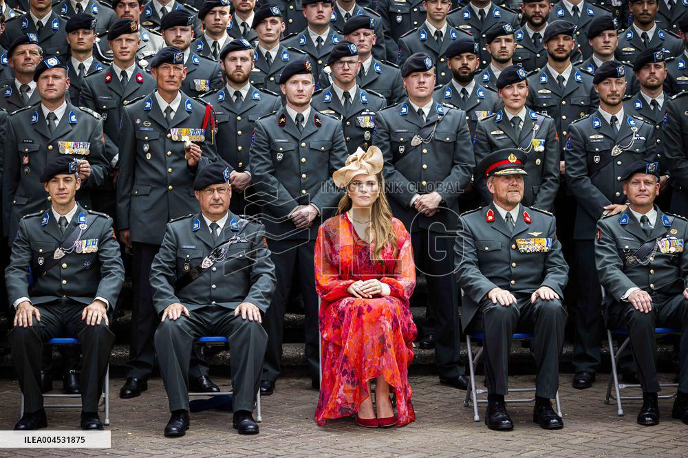 Royals Visit Cavalry Regiment of The Royal Netherlands Army - Amersfoort