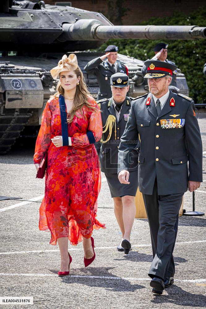 Royals Visit Cavalry Regiment of The Royal Netherlands Army - Amersfoort