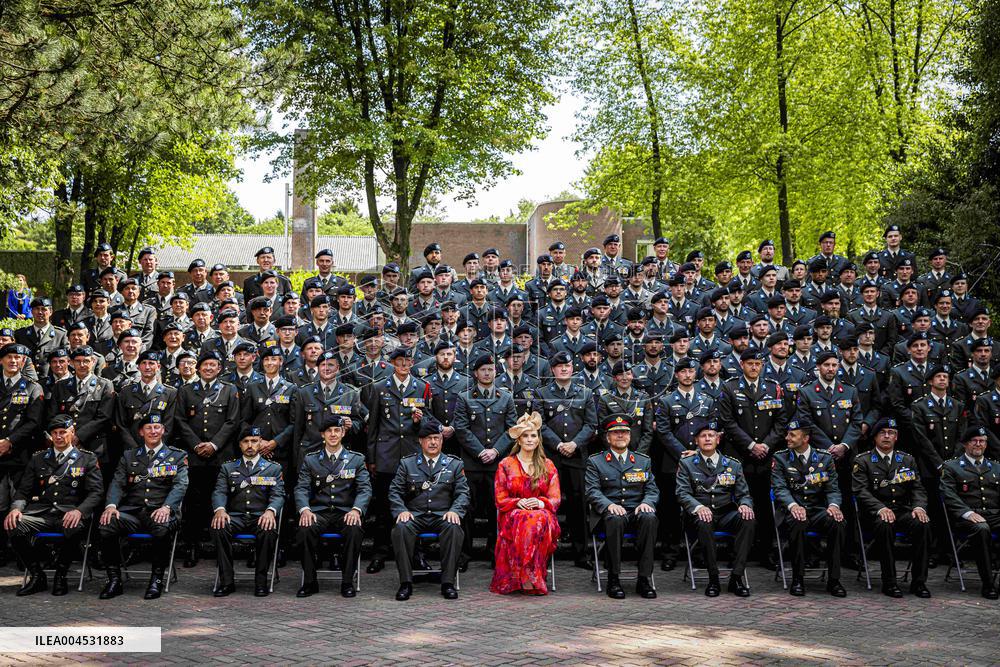 Royals Visit Cavalry Regiment of The Royal Netherlands Army - Amersfoort