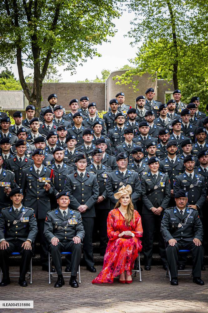 Royals Visit Cavalry Regiment of The Royal Netherlands Army - Amersfoort