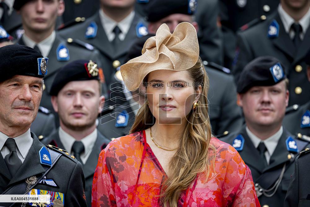 Royals Visit Cavalry Regiment of The Royal Netherlands Army - Amersfoort