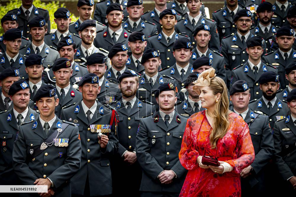 Royals Visit Cavalry Regiment of The Royal Netherlands Army - Amersfoort
