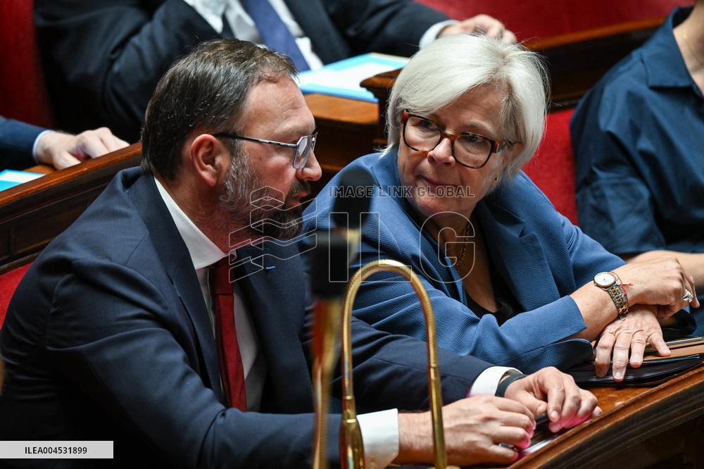 Questions to the government at the National Assembly in Paris FA