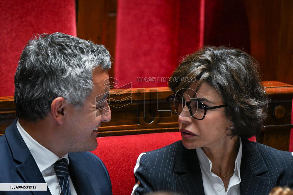 Questions to the government at the National Assembly in Paris FA