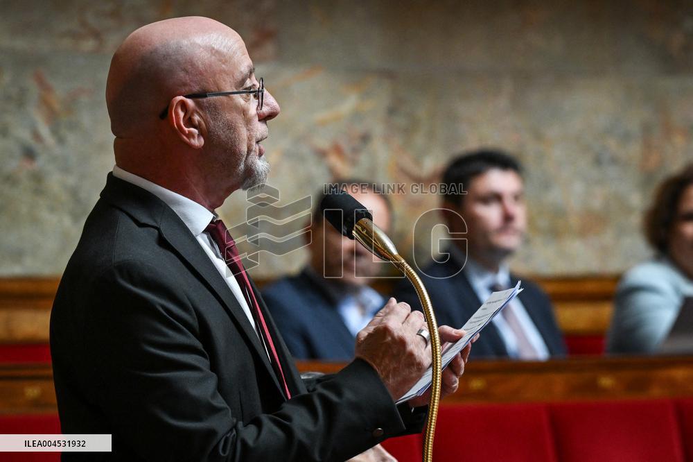 Questions to the government at the National Assembly in Paris FA