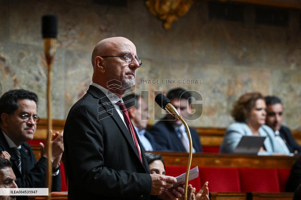 Questions to the government at the National Assembly in Paris FA