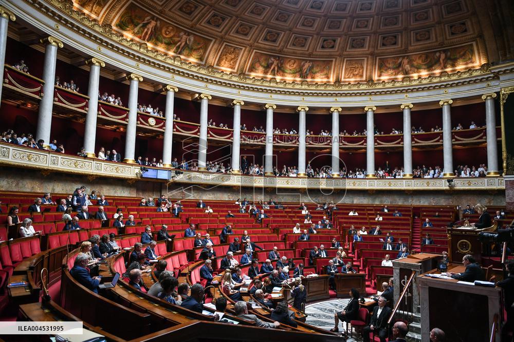 Questions to the government at the National Assembly in Paris FA