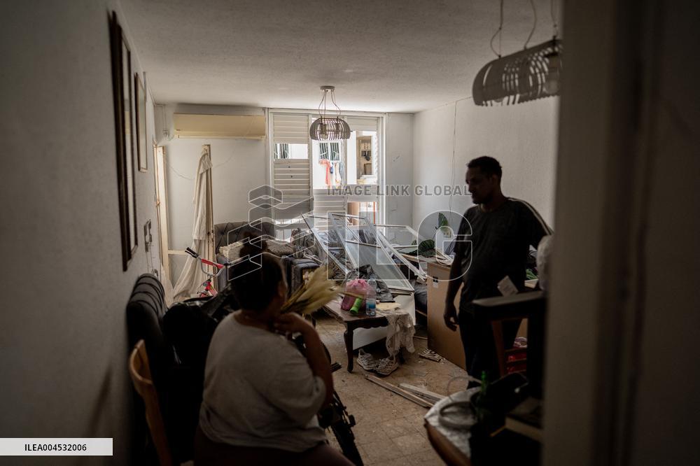 Iran Ballistic Missile hit Bnei Brak - Israel