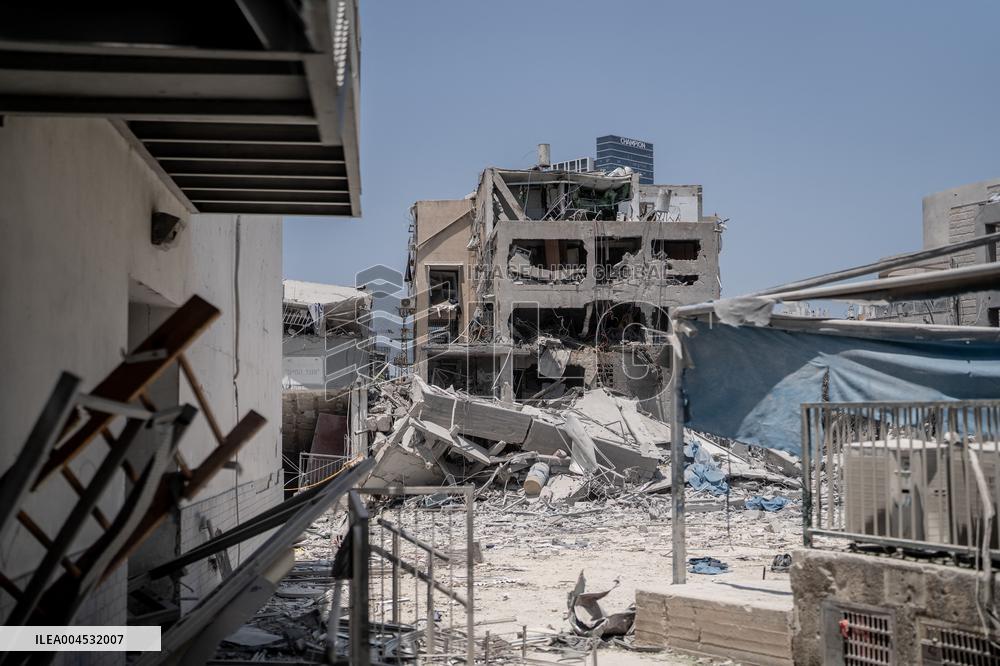 Iran Ballistic Missile hit Bnei Brak - Israel