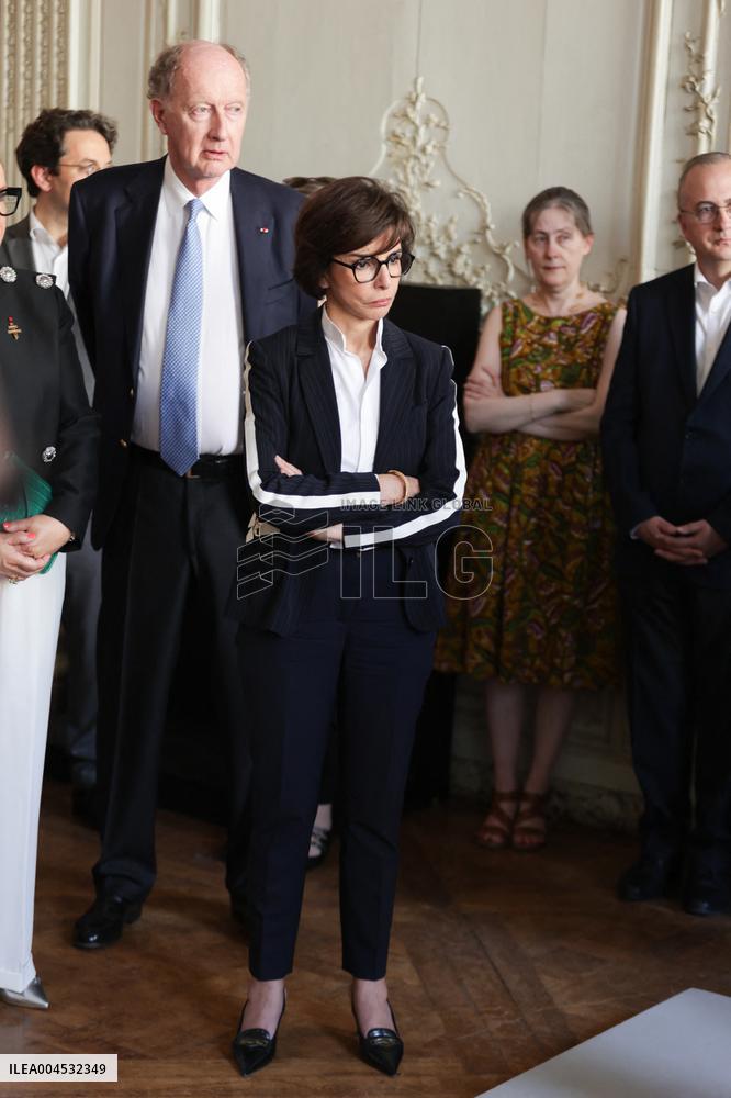 Inauguration Of The Presentation Of The Manuscript Of General De Gaulle