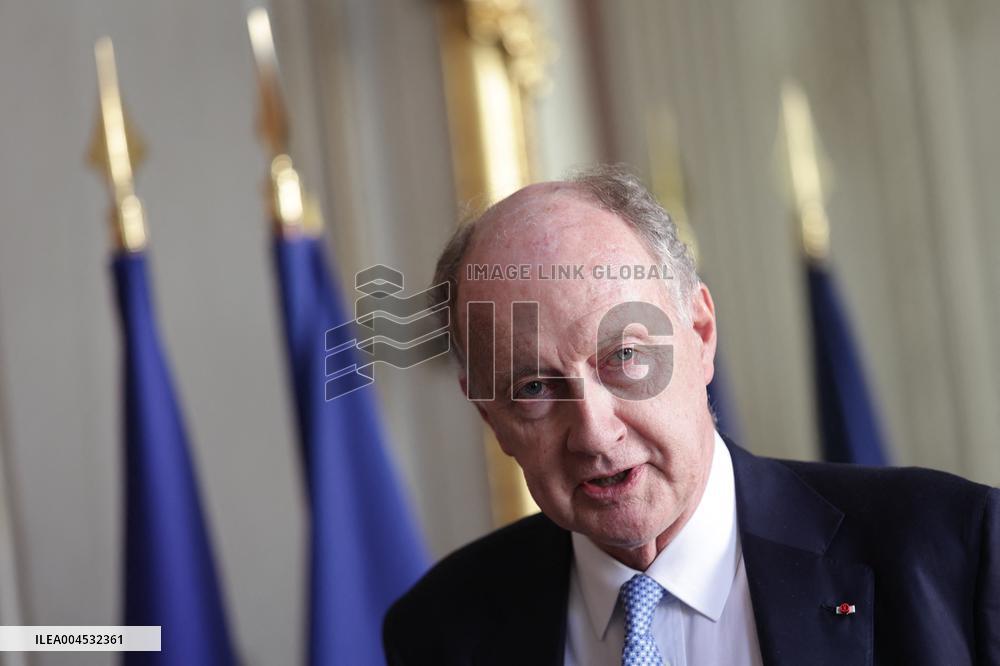 Inauguration Of The Presentation Of The Manuscript Of General De Gaulle