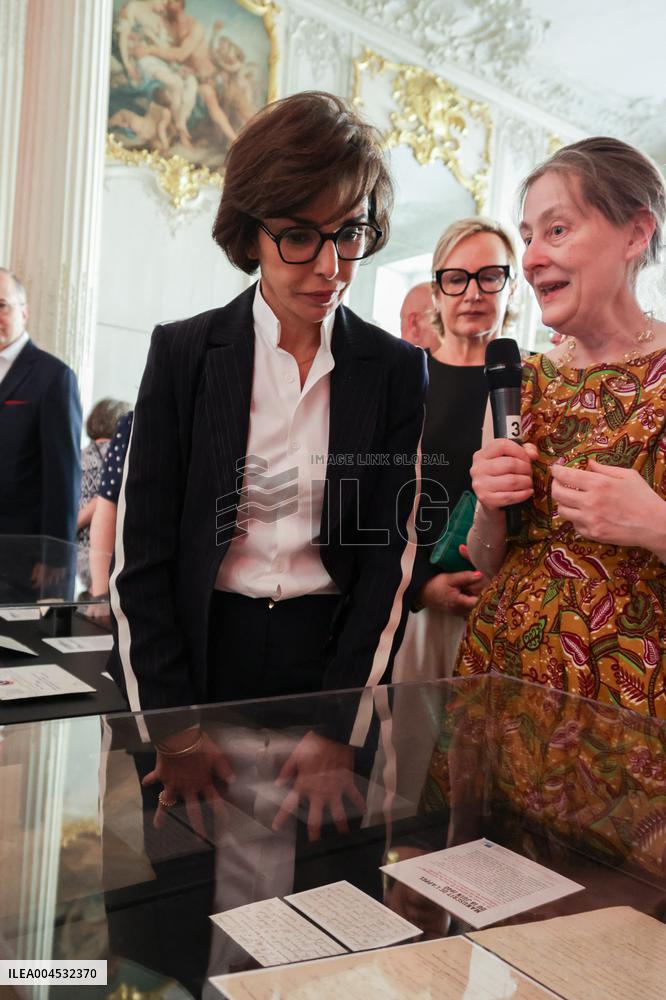 Inauguration Of The Presentation Of The Manuscript Of General De Gaulle