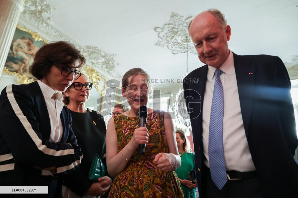 Inauguration Of The Presentation Of The Manuscript Of General De Gaulle