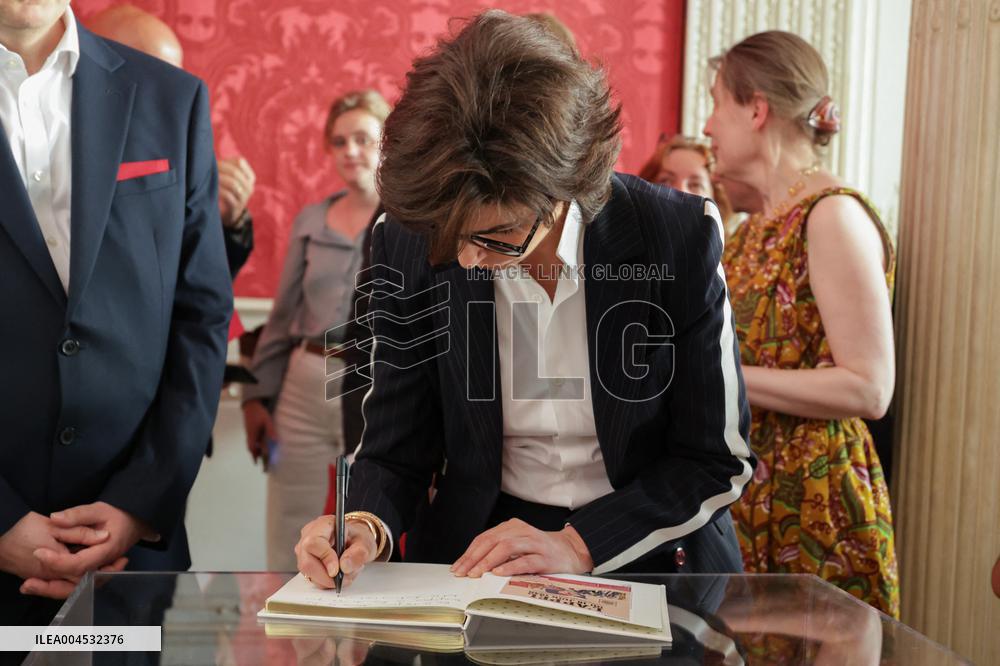 Inauguration Of The Presentation Of The Manuscript Of General De Gaulle