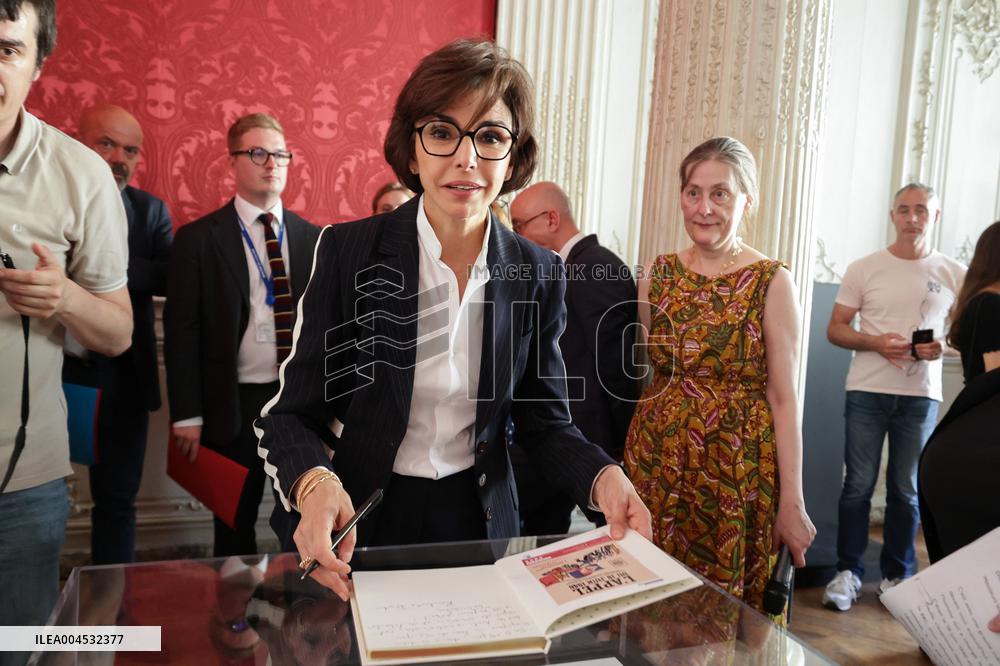 Inauguration Of The Presentation Of The Manuscript Of General De Gaulle
