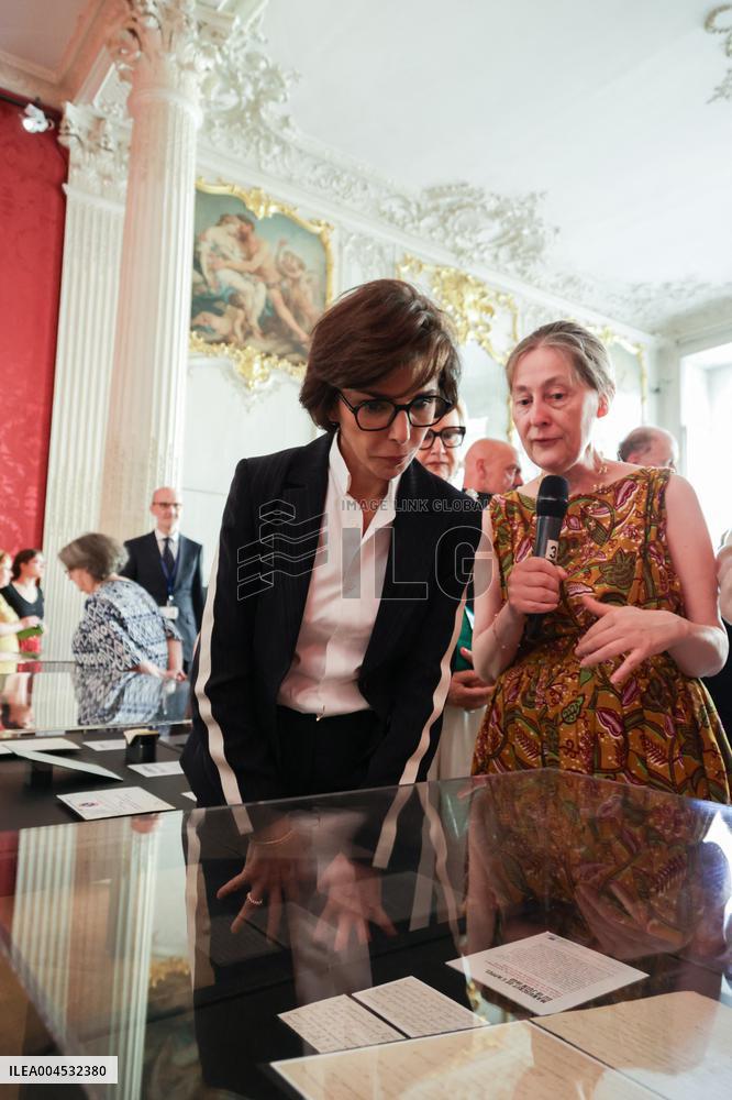 Inauguration Of The Presentation Of The Manuscript Of General De Gaulle