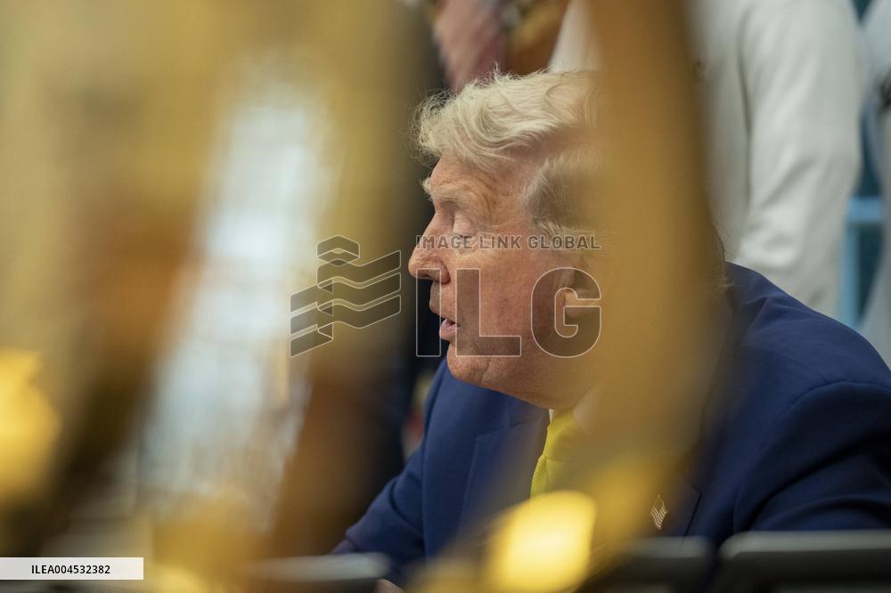 President Trump Holds a Meeting with Members of the Juventus Soccer Club