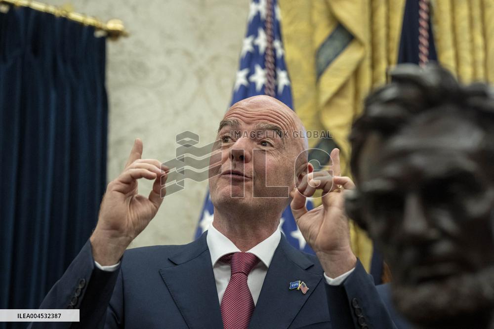 President Trump Holds a Meeting with Members of the Juventus Soccer Club