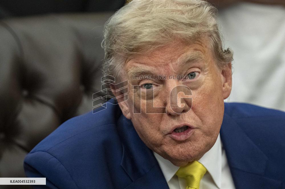 President Trump Holds a Meeting with Members of the Juventus Soccer Club