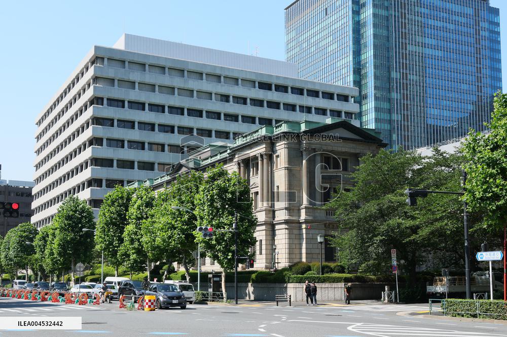 Exterior view of the Bank of Japan Head Office