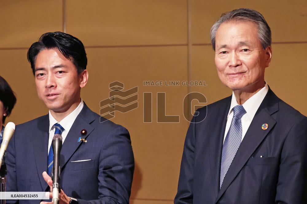 Keidanren's meeting with Minister of Agriculture, Forestry and Fisheries Koizumi