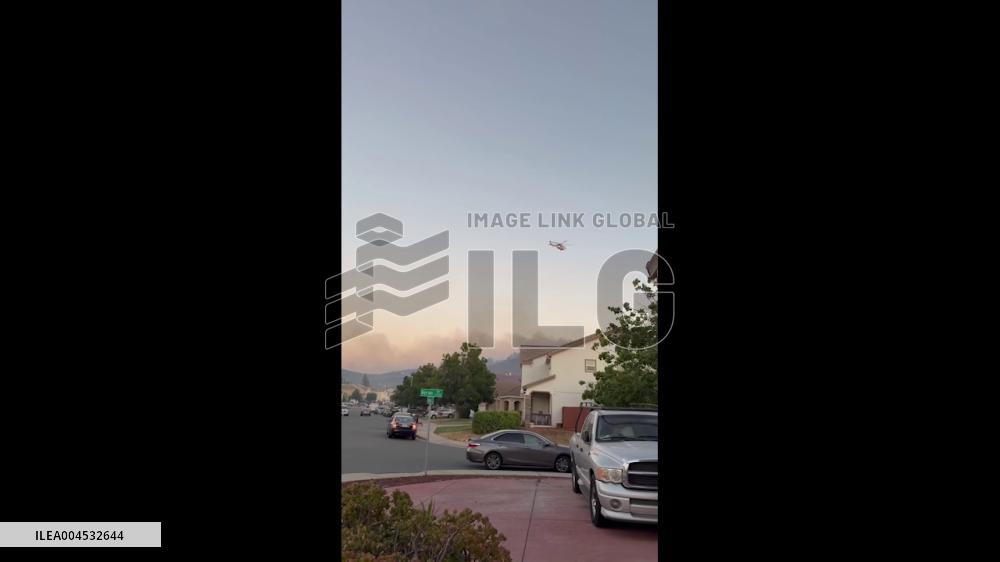 US: Somersville Fire Prompts Evacuations in Antioch, California